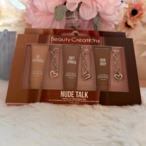 Beauty Creations Lip Treatment Trio - Au Naturale, Soft Spoken, Skin Deep